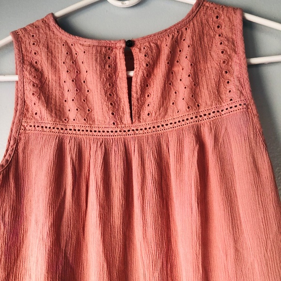 Pink Sleeveless Mini Dress Lace Detail Barbiecore - Picture 4 of 6
